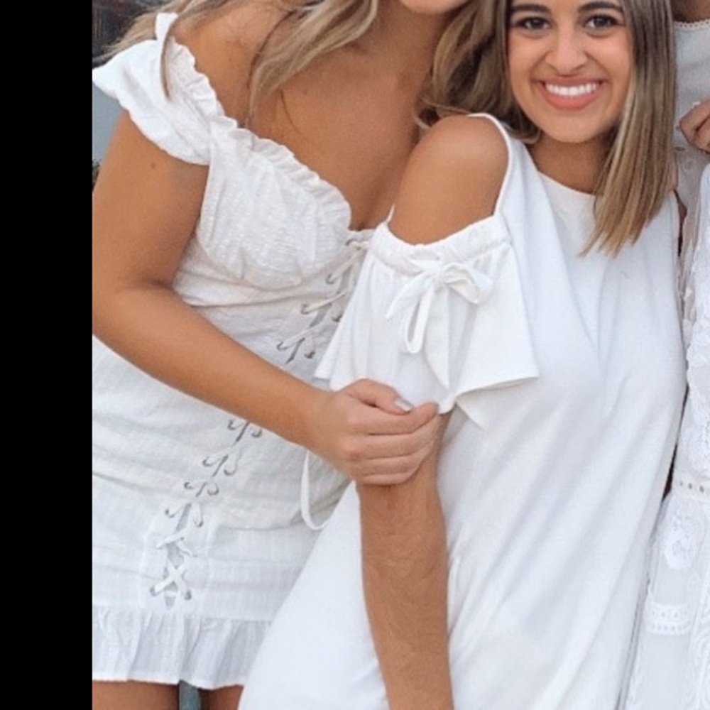 Princess Polly White Off the Shoulder Dress